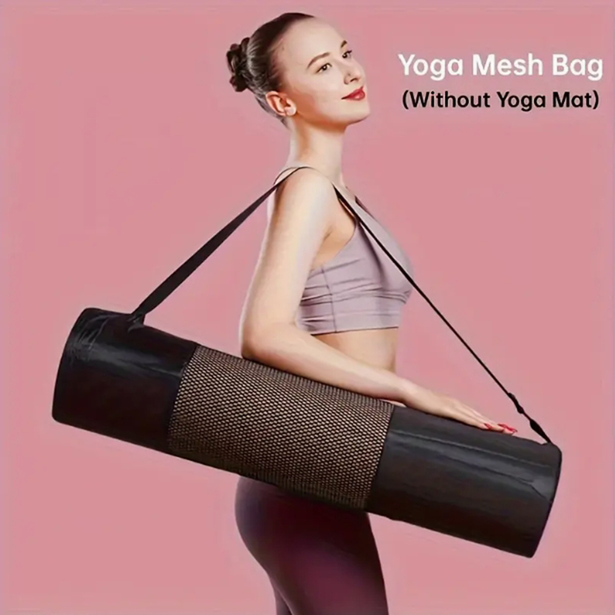 Fitness Yoga & Kickfit - 1 atmungsaktive Netztasche zur Aufbewahrung von