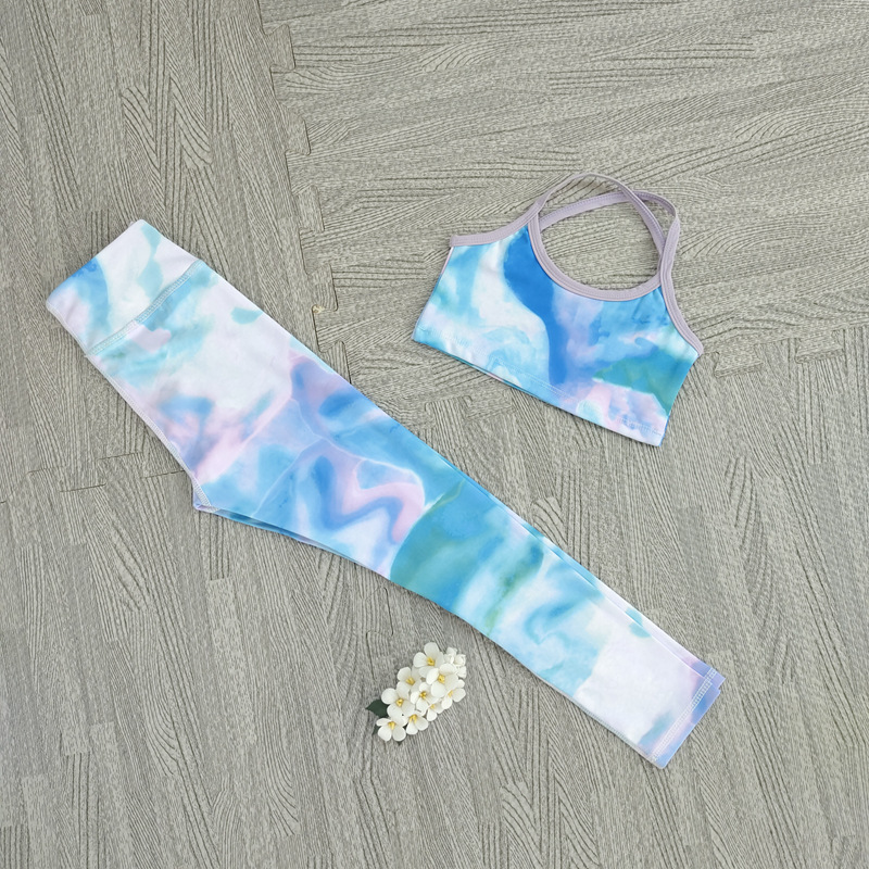 Yoga Fitness Girl - 2025 Mädchen 2-teiliges Yoga-Outfit-Set, schnell trocknendes