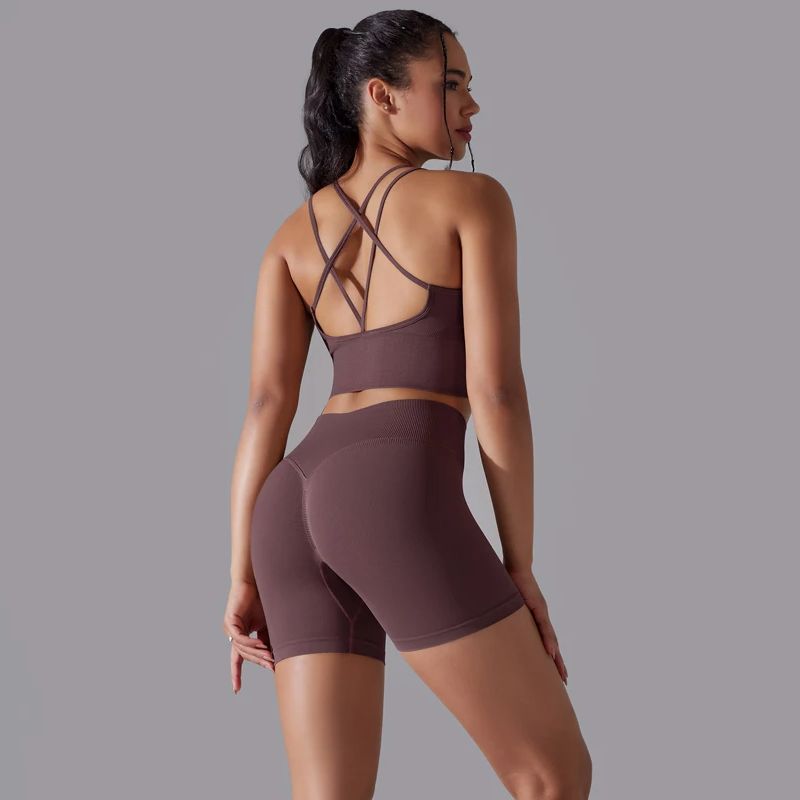 Yoga Fitness Zumba - Sexy Yoga-Sets für Damen, nahtloser Sportanzug,