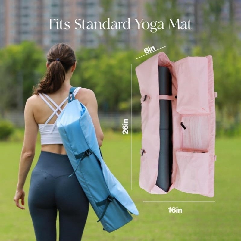 Fitness Yoga & Kickfit - Yoga-Tasche, Yogamatten-Aufbewahrungstasche, mit verstellbarer Freizeit-Fitness-Tasche
