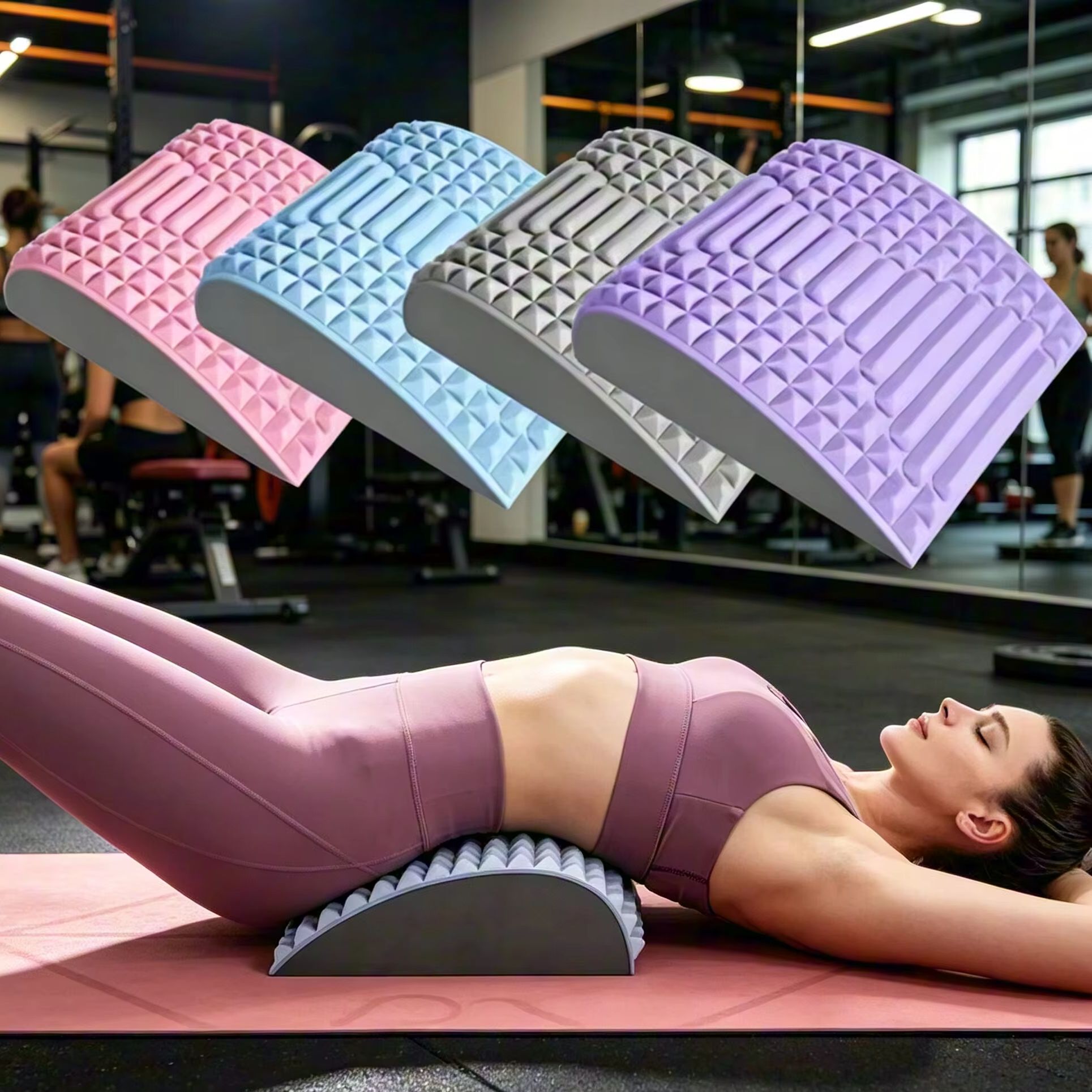 Posture Corrector Back - Rückenstrecker-Kissen, Lendenmassagegerät, Nacken- und Lendenwirbelstütze, Haltungskorrektur