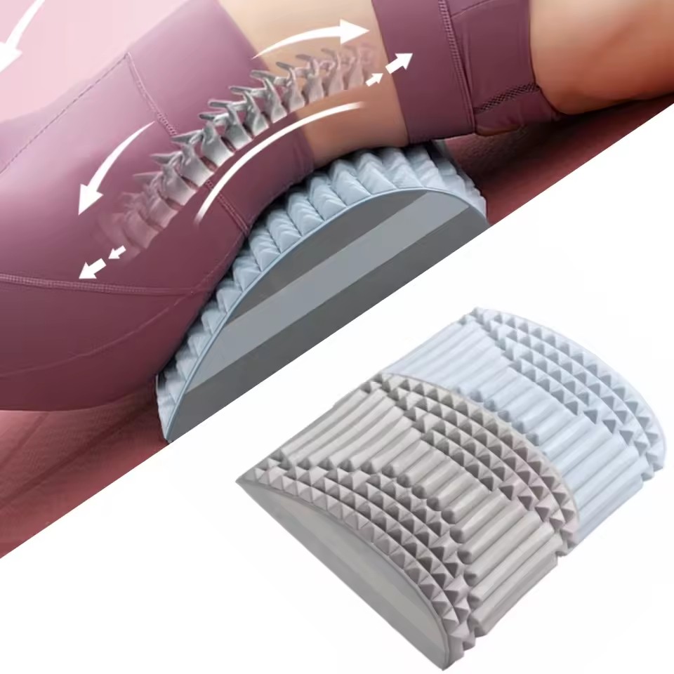 Posture Corrector Back - Yoga-Rücken-Trainer Lendenwirbelstütze Haltungskorrektur-Kissen Formgebendes Massage-Pflegewerkzeug Muskelentspannung