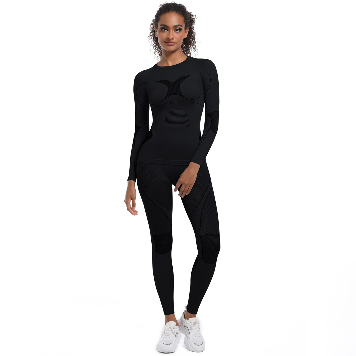 Frauen Mädchen Skifahren Unter – Yoga Fitness Girl Bewertung und Preis