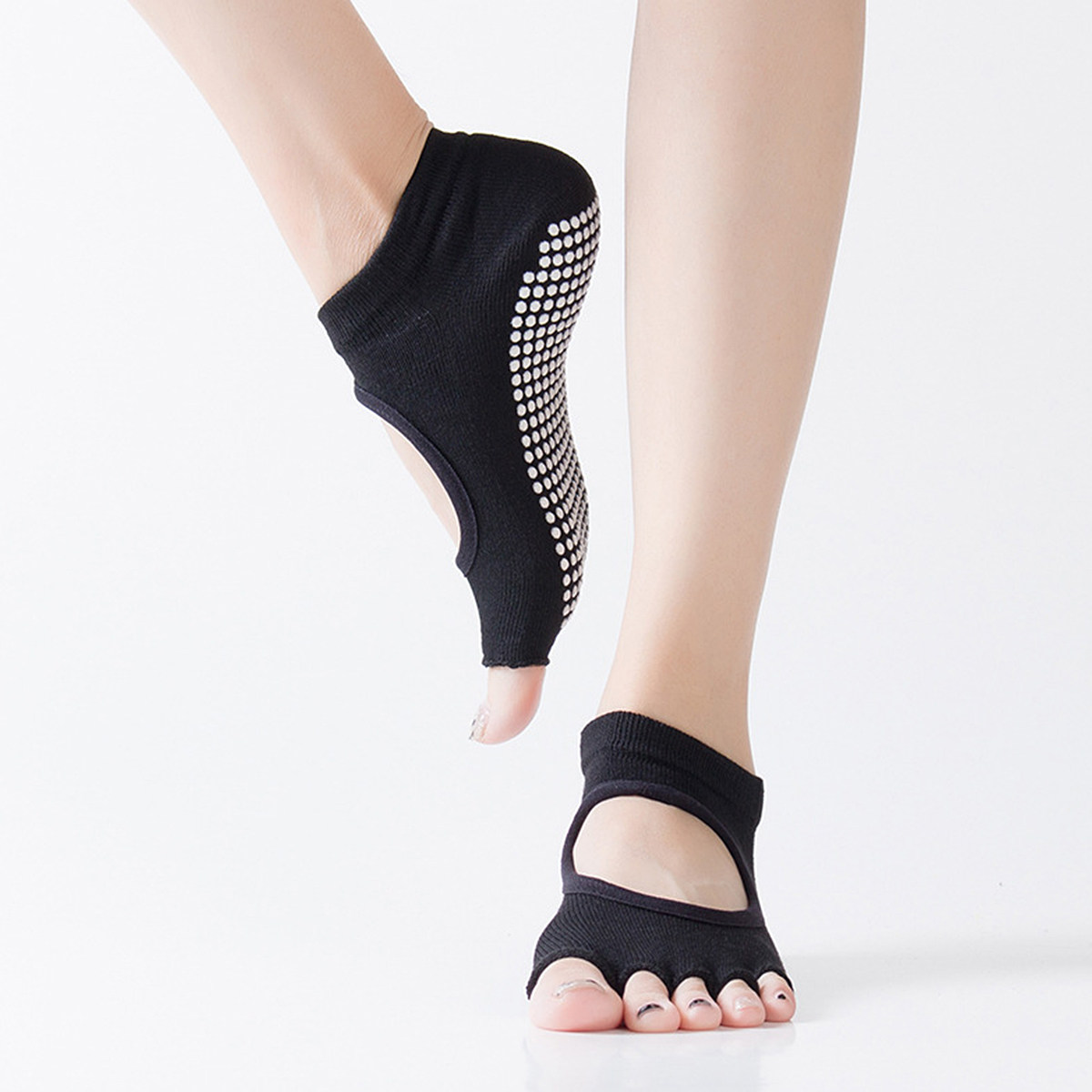 1 Paar Yoga-Socken mit fünf Fi – Yoga Fitness Exercises Bewertung und Preis