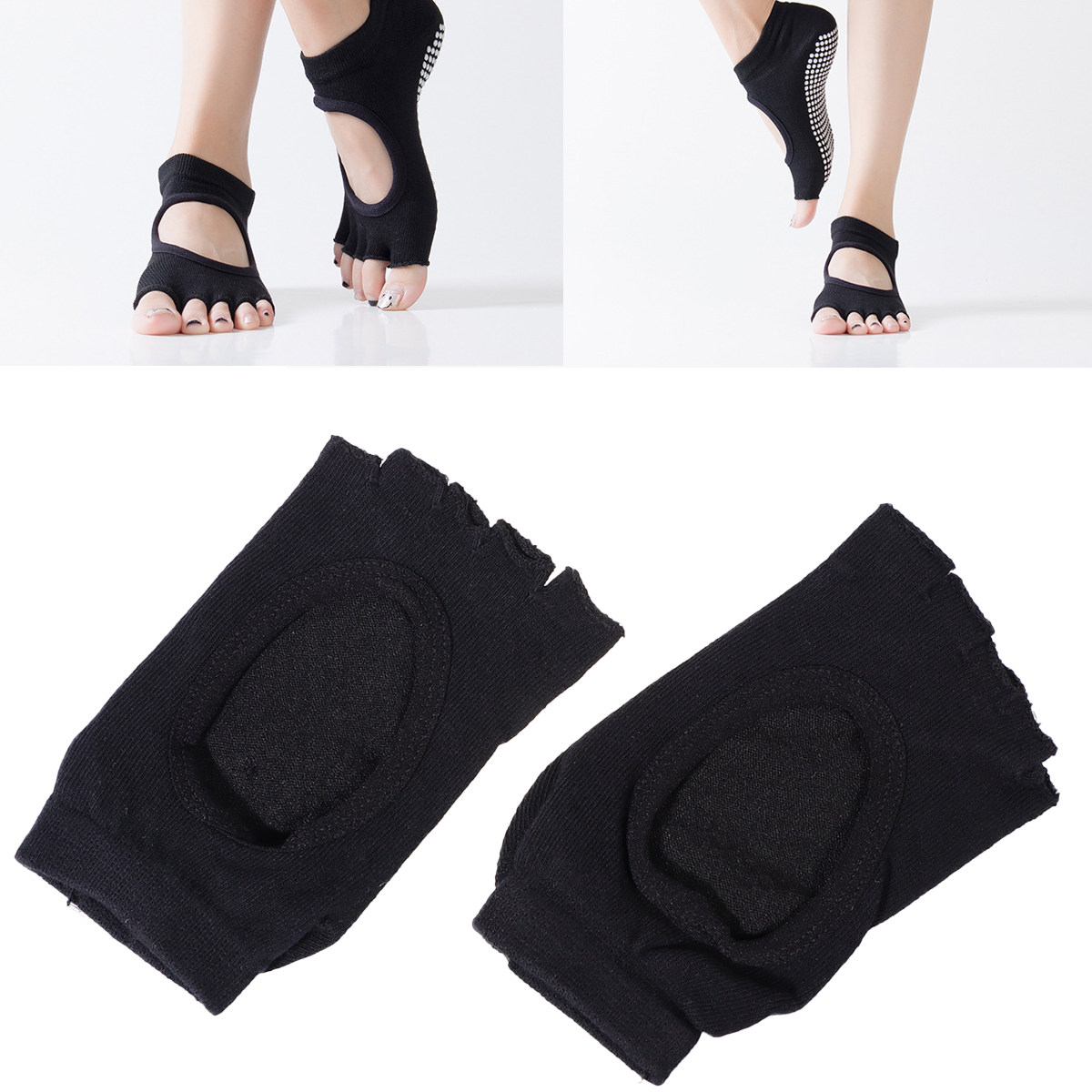 1 Paar Yoga-Socken mit fünf Fi – Yoga Fitness Exercises Bewertung und Preis