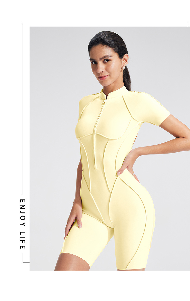 Sandalen-Yoga-Jumpsuit mit Rüc – Yoga Fitness Girl Bewertung und Preis
