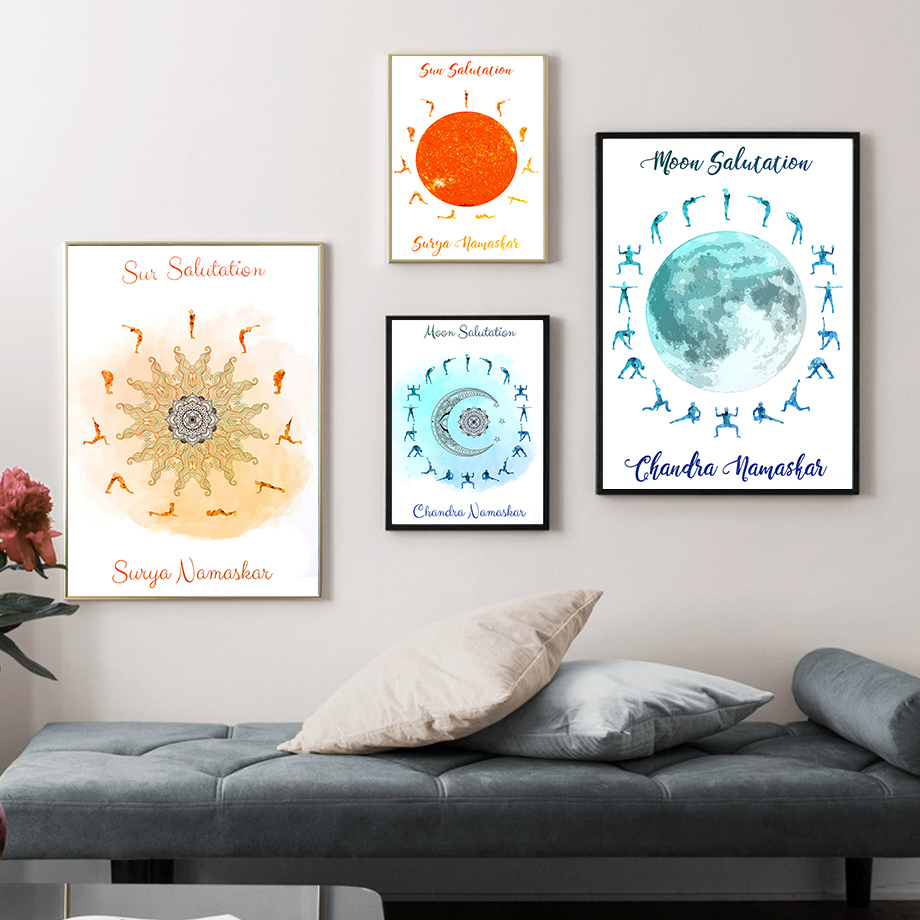 Yoga Pose Sonne Mond Salutatio – Yoga Fitness Rooms Bewertung und Preis