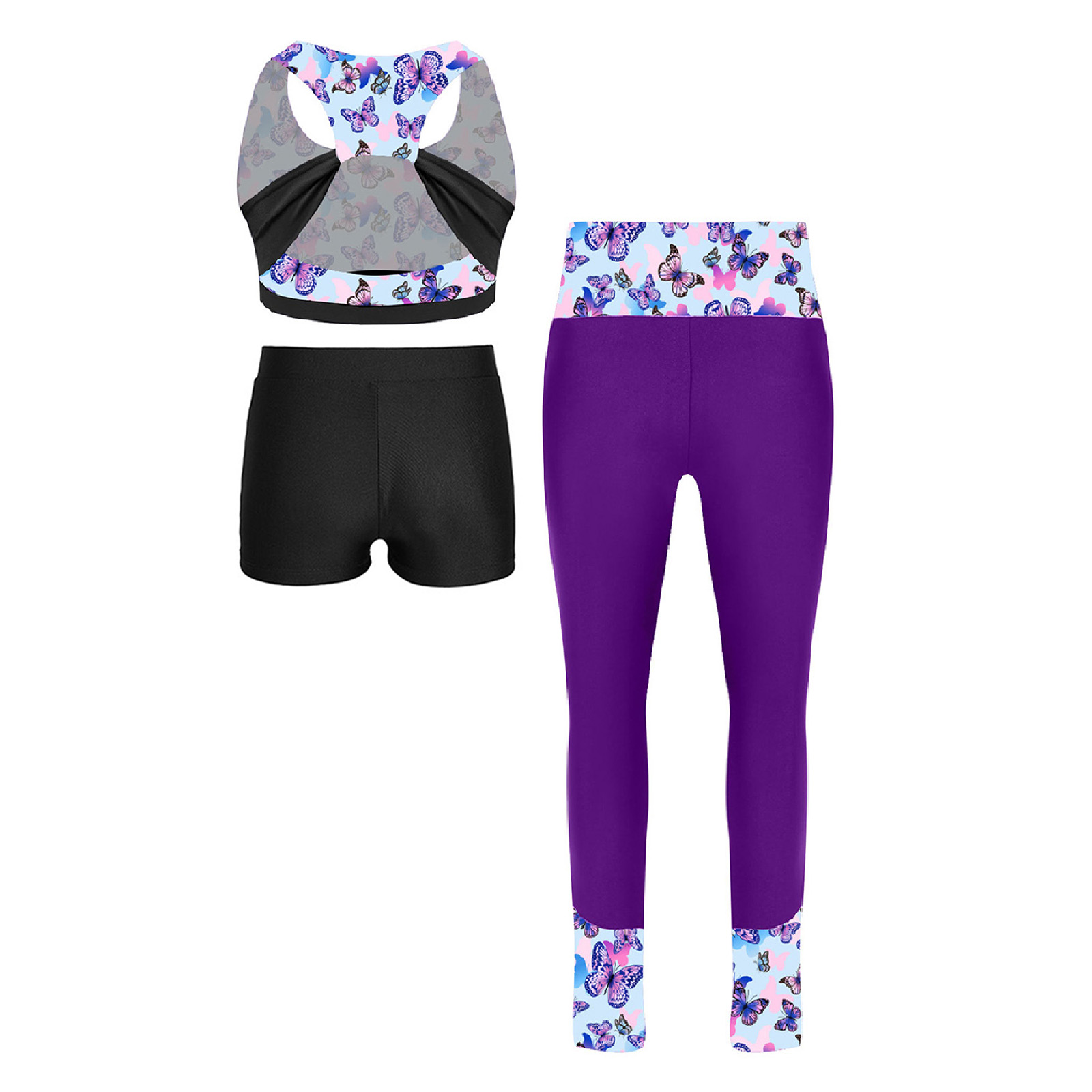 Dreiteiliges Fitness-Sport-Out – Yoga Fitness Girl Bewertung und Preis