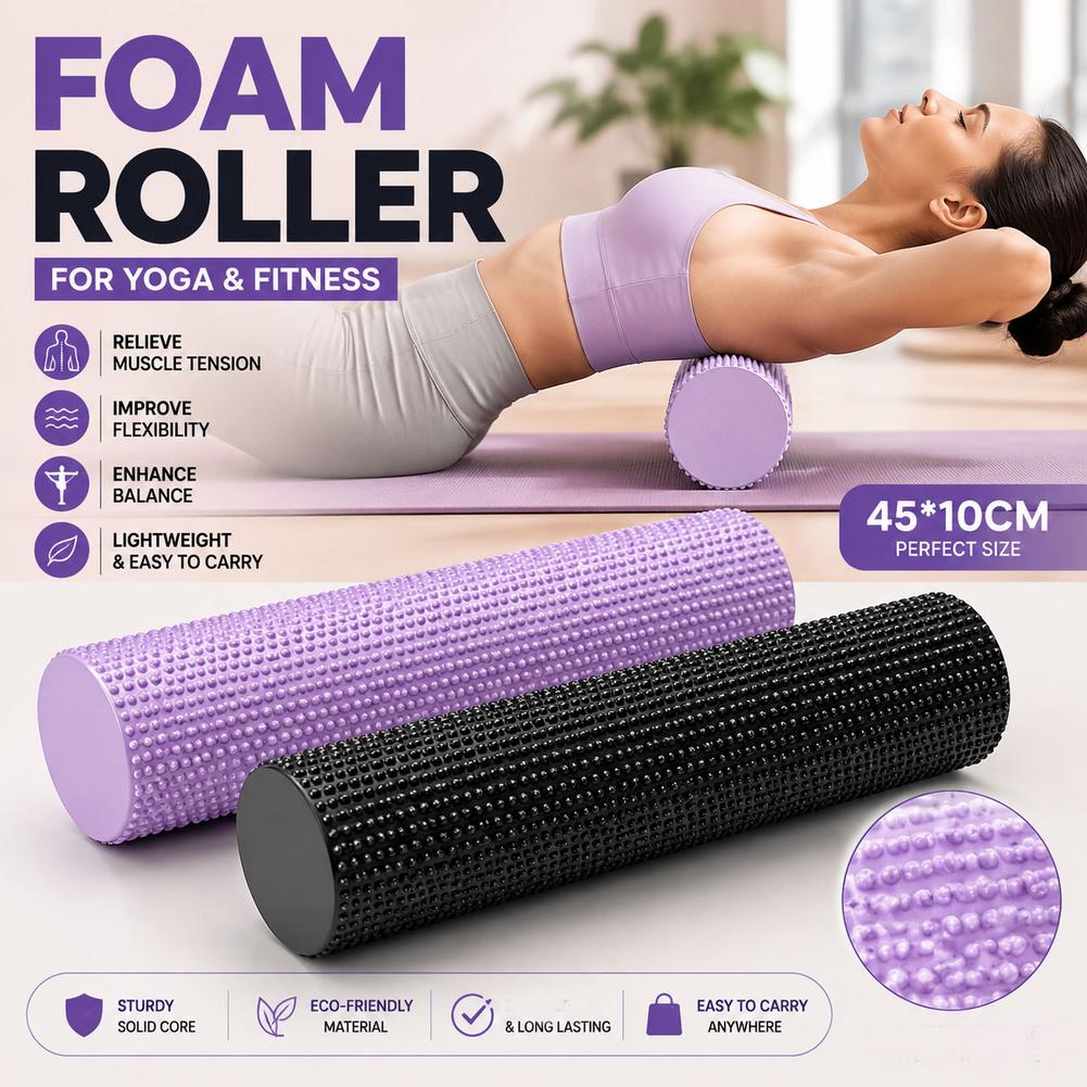 Yoga-Schaumstoffrolle EVA Hoch – Yoga Fitness Exercises Bewertung und Preis