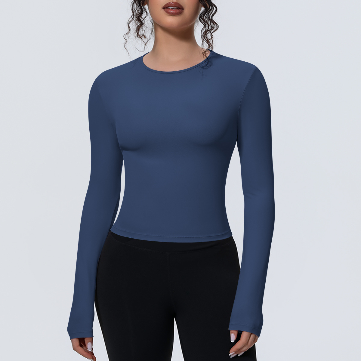 Eng anliegendes Sport-T-Shirt  – Yoga Fitness Exercises Bewertung und Preis