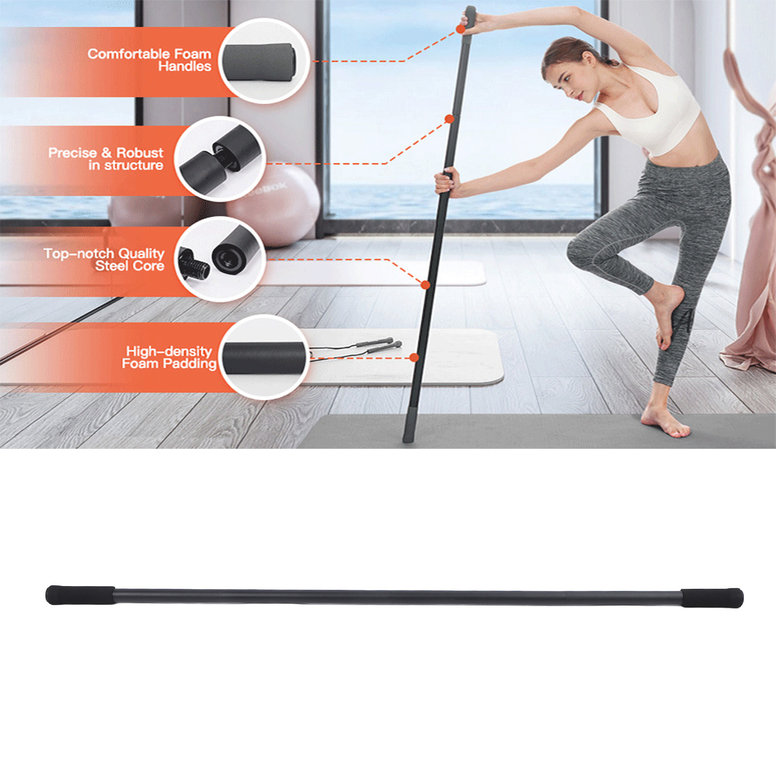Yoga-Stab, Verstellbarer Mobil – Yoga Fitness Exercises Bewertung und Preis