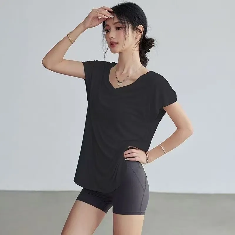 Damen Slim-Fit Rundhals Yoga T – Yoga Fitness Exercises Bewertung und Preis