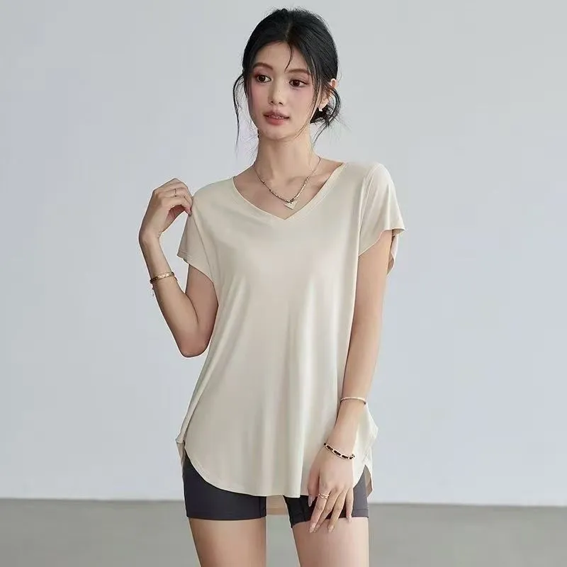 Damen Slim-Fit Rundhals Yoga T – Yoga Fitness Exercises Bewertung und Preis