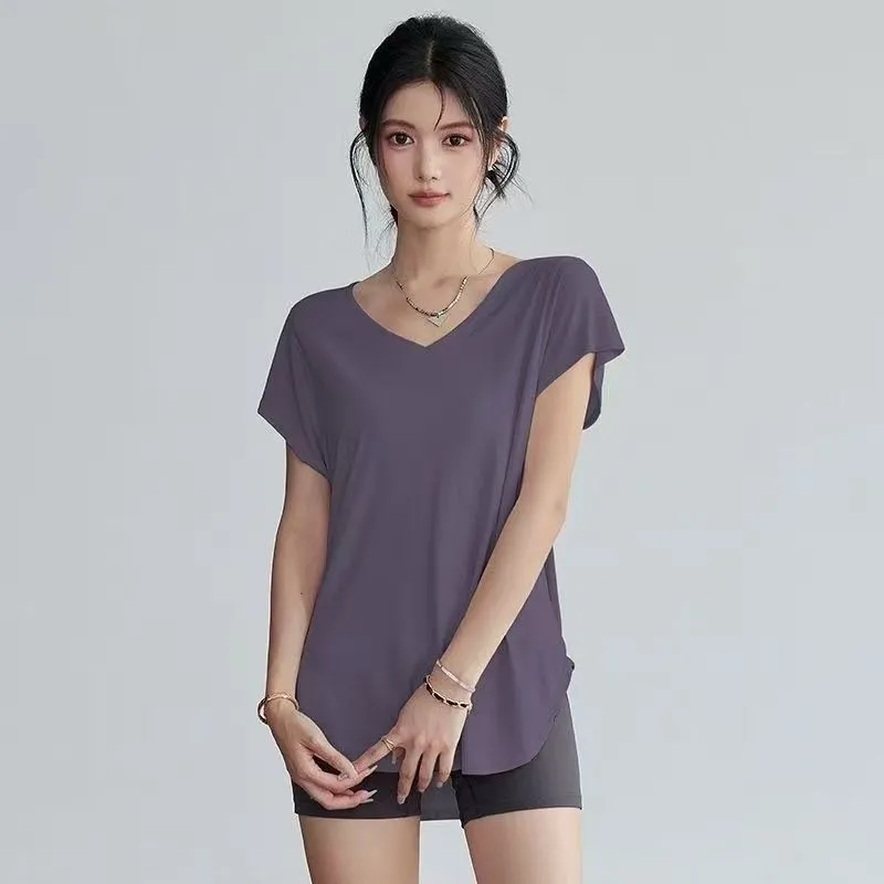 Damen Slim-Fit Rundhals Yoga T – Yoga Fitness Exercises Bewertung und Preis